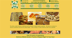 Desktop Screenshot of afrahpastries.com
